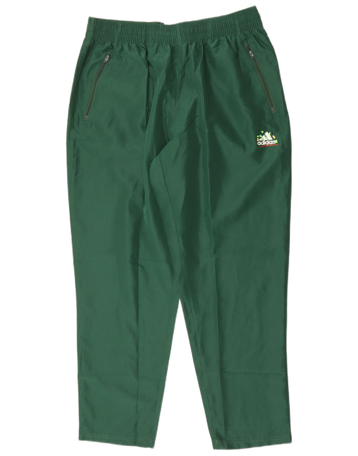 Męskie spodnie dresowe Adidas XL, zielone, poliestrowe