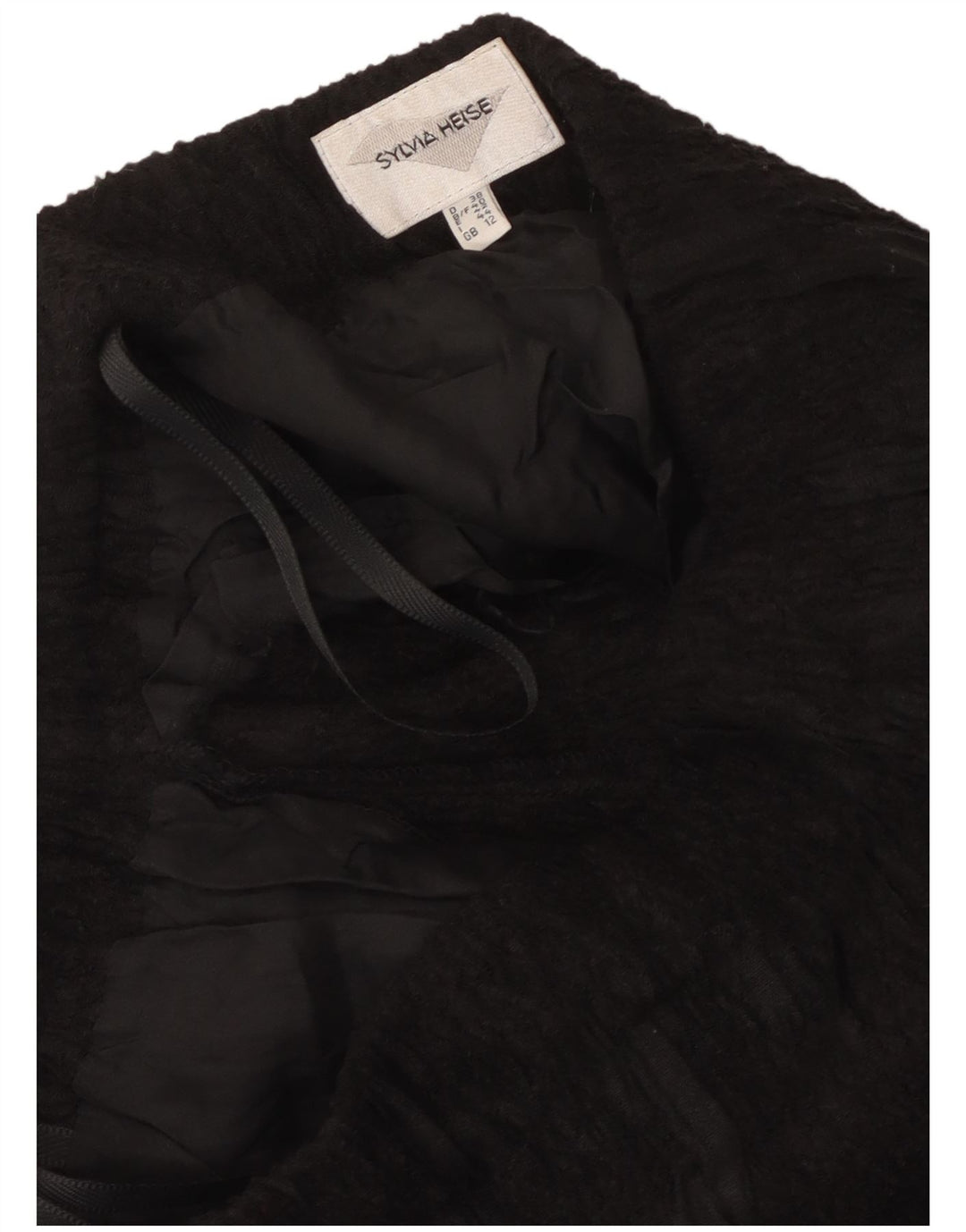 Damska spódnica maxi Sylvia Heise UK 12 Medium W28 Czarna wiskoza