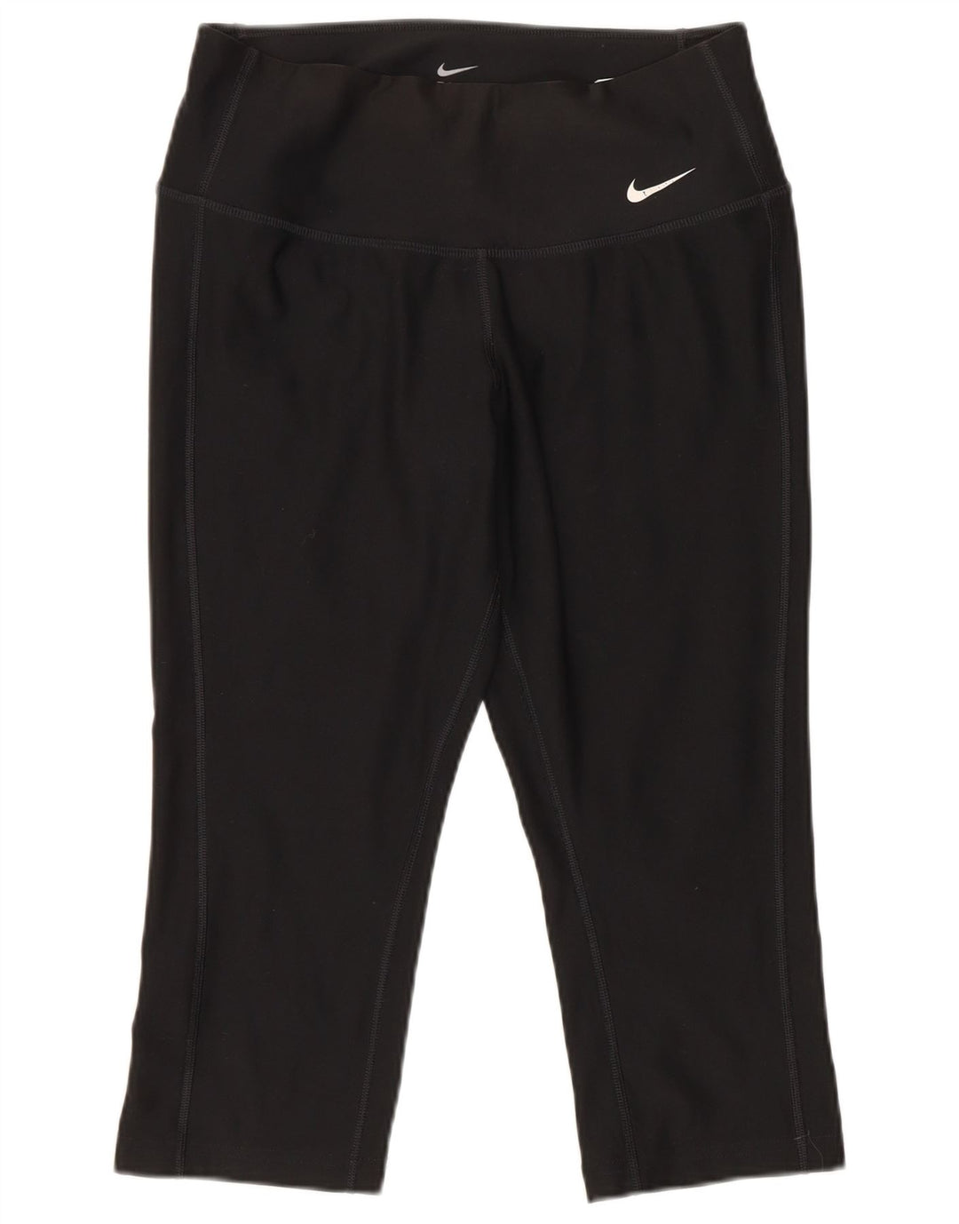 Damskie legginsy Nike Dri Fit Capri UK 6 XS, czarny poliester