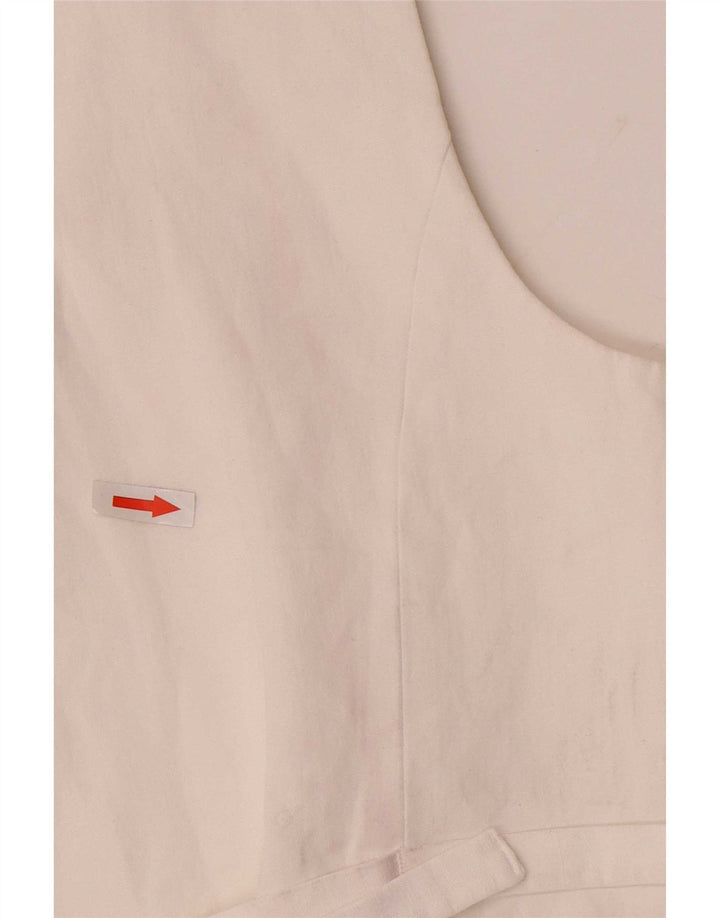 Kamizelka damska Zara UK 10 Small Biała Wiskoza