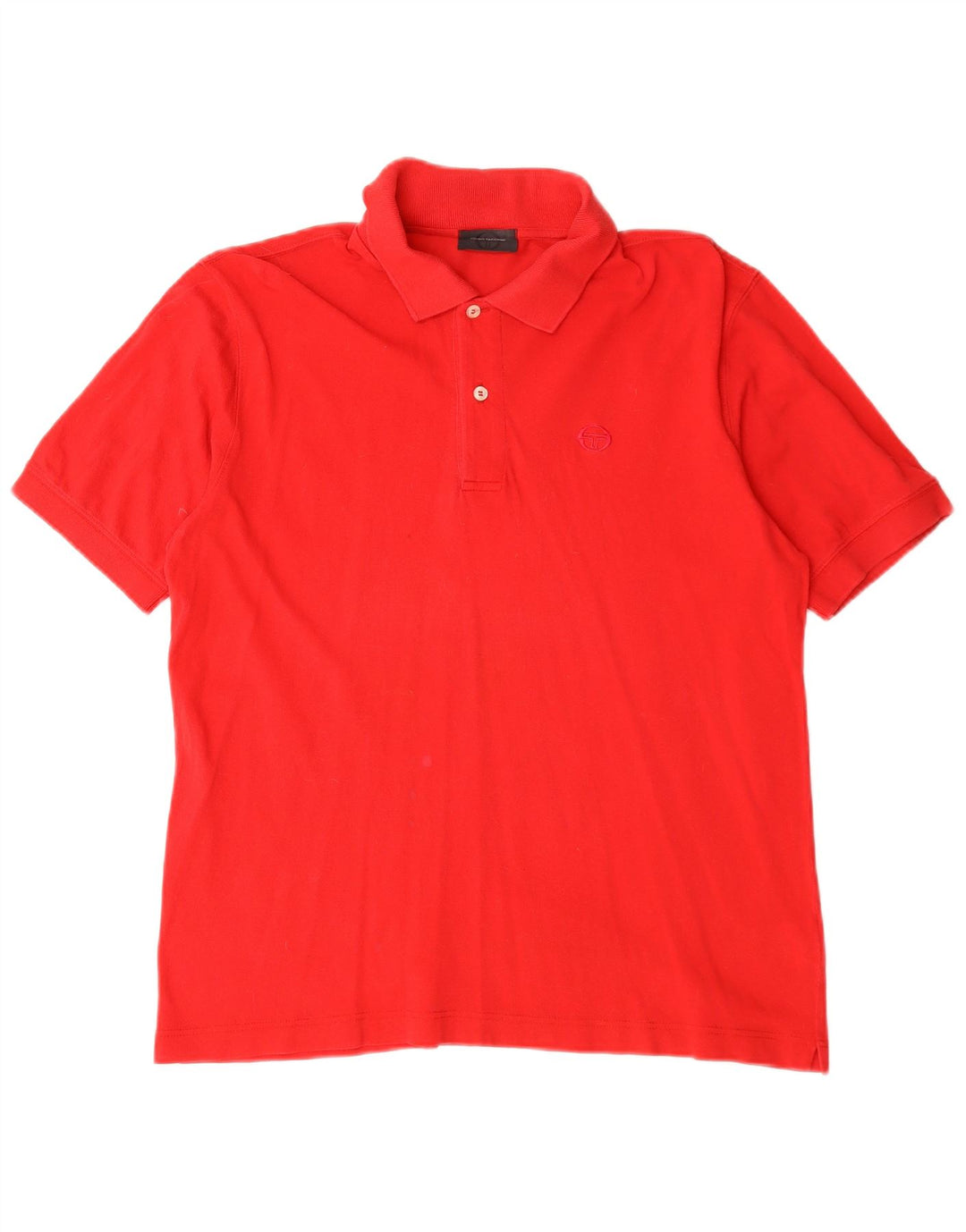 Męska koszulka polo Sergio Tacchini IT 46 mała czerwona bawełniana