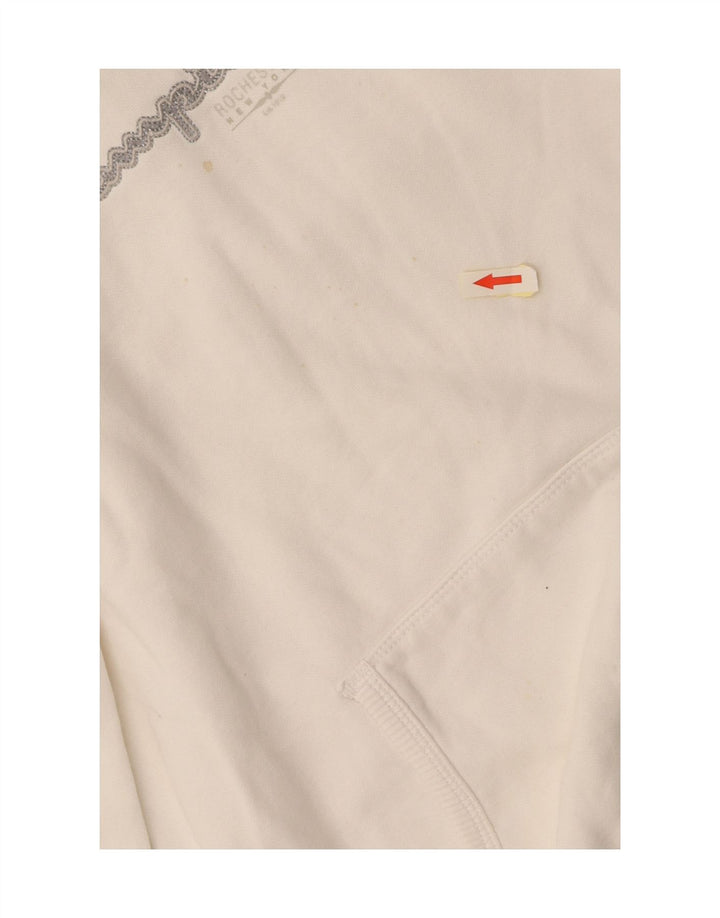 Damska bluza z kapturem CHAMPION Heritage Classics Graphic UK 14 Średnia biel