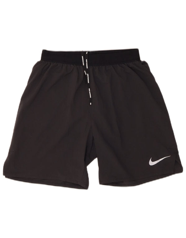 Męskie spodenki sportowe Nike Dri Fit, małe, czarne, poliestrowe