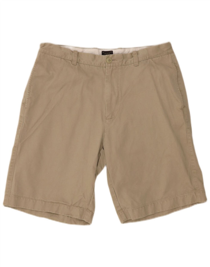 Męskie spodenki Chino J. CREW W35, duże, beżowe, bawełniane