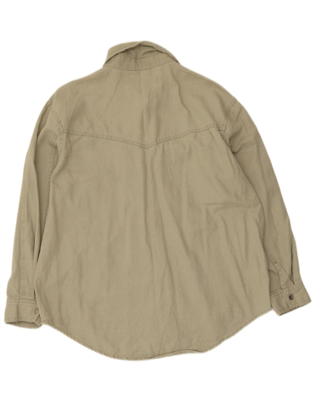 Damska koszula oversize Zara UK 10 Small, zielona bawełniana