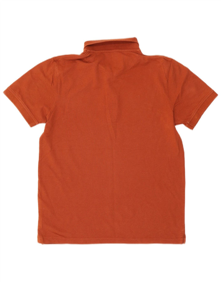Męska koszulka polo Lyle & Scott, średnia, pomarańczowa, bawełniana
