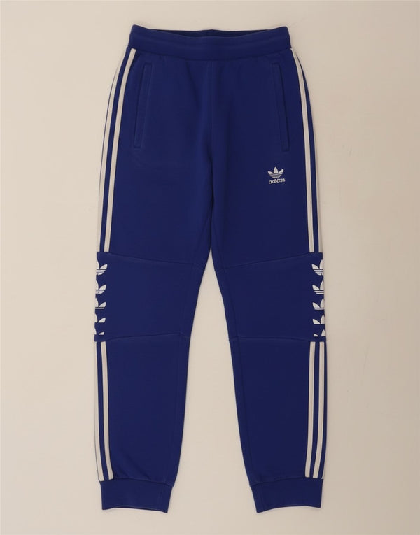 Damskie spodnie dresowe Adidas Graphic Joggers UK 10 Small Blue Cotton