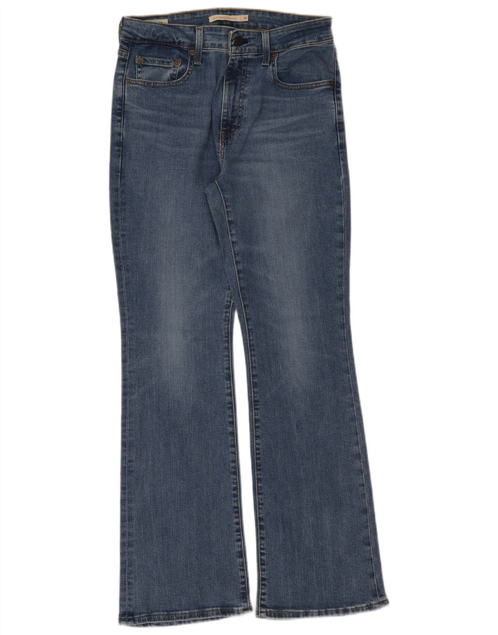 Damskie jeansy Levi's 725 z wysokim stanem Bootcut W29 L30 niebieskie