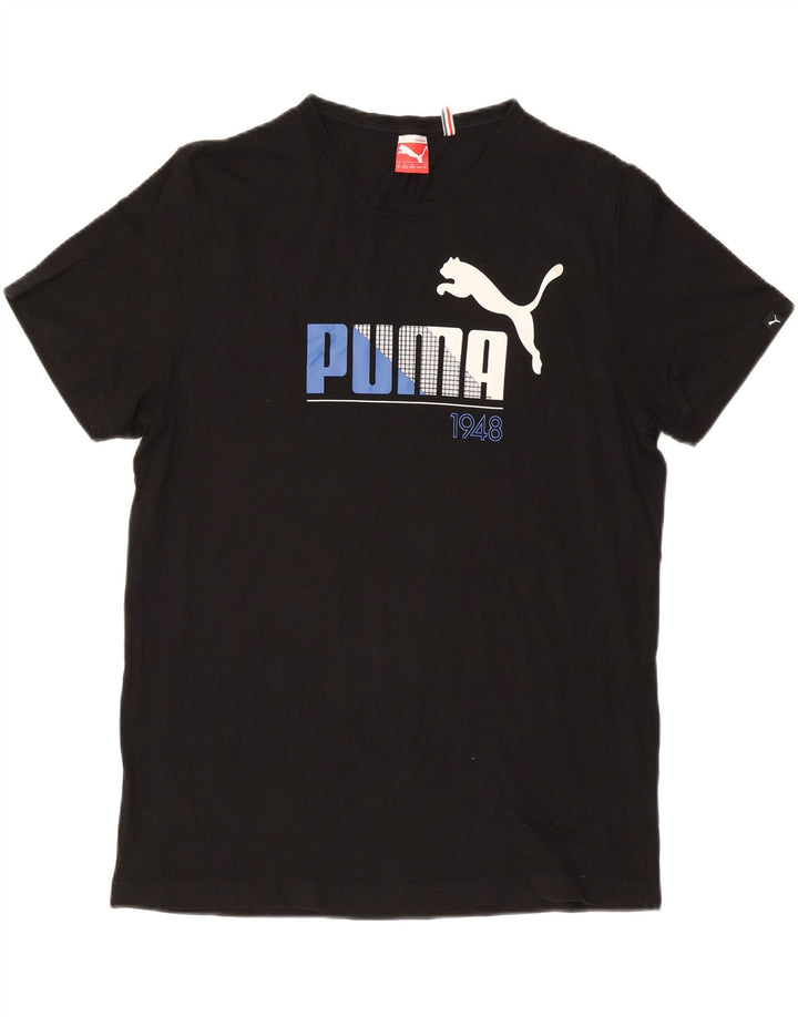Męski T-shirt z grafiką PUMA, XL, czarny