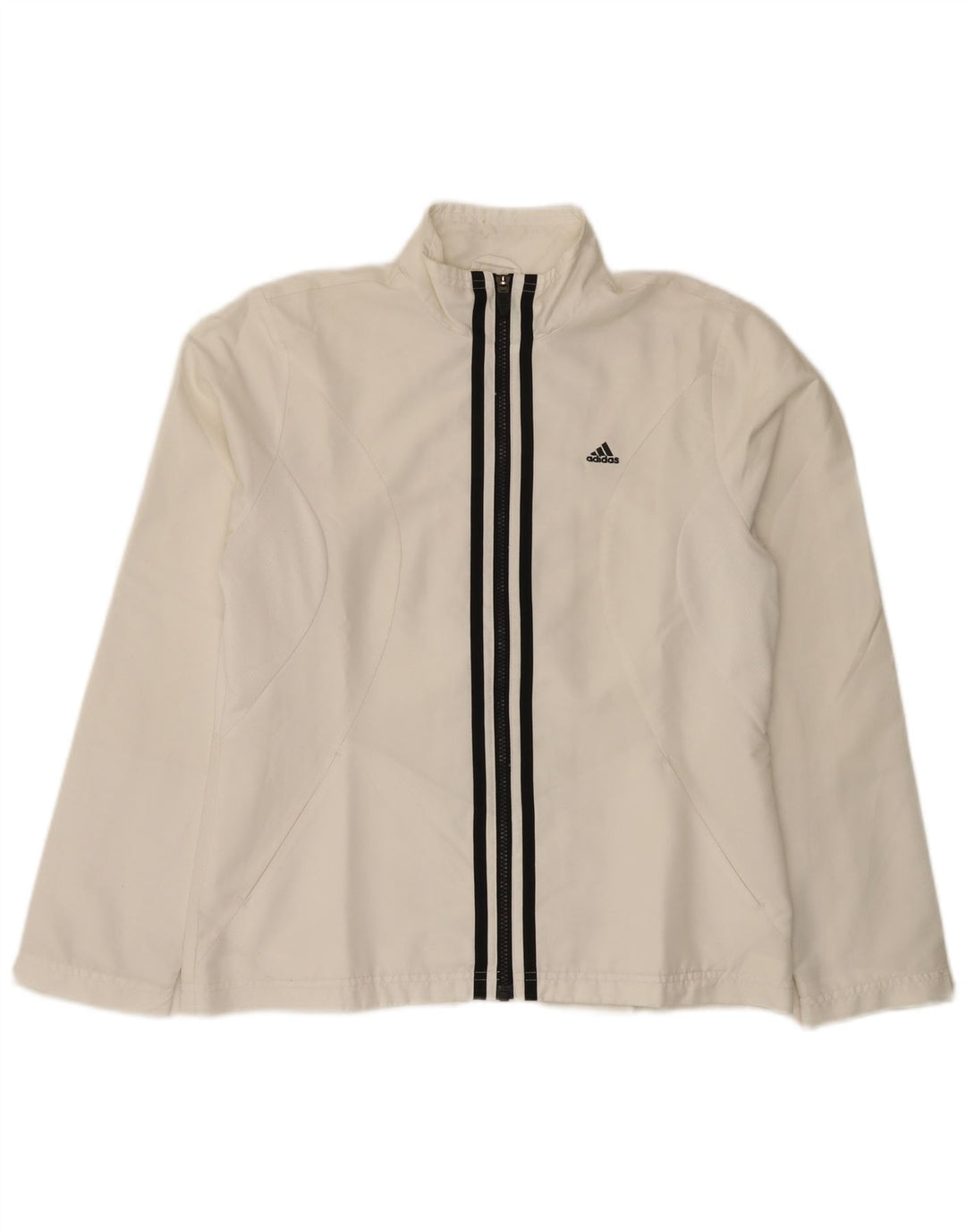 Damska bluza dresowa Adidas UK 14 Średni biały poliester
