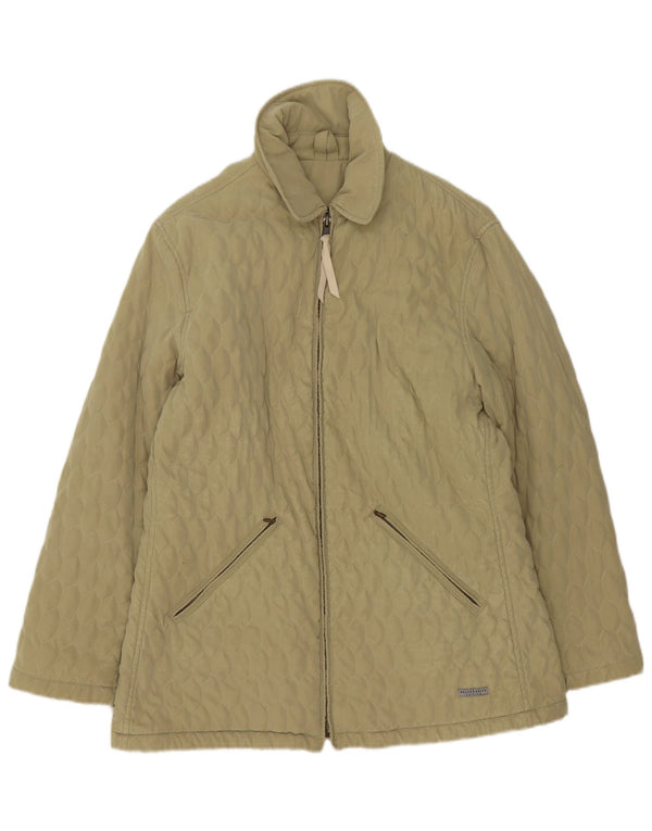 Kurtka pikowana Belfe & damska oversize UK 12 Medium Khaki