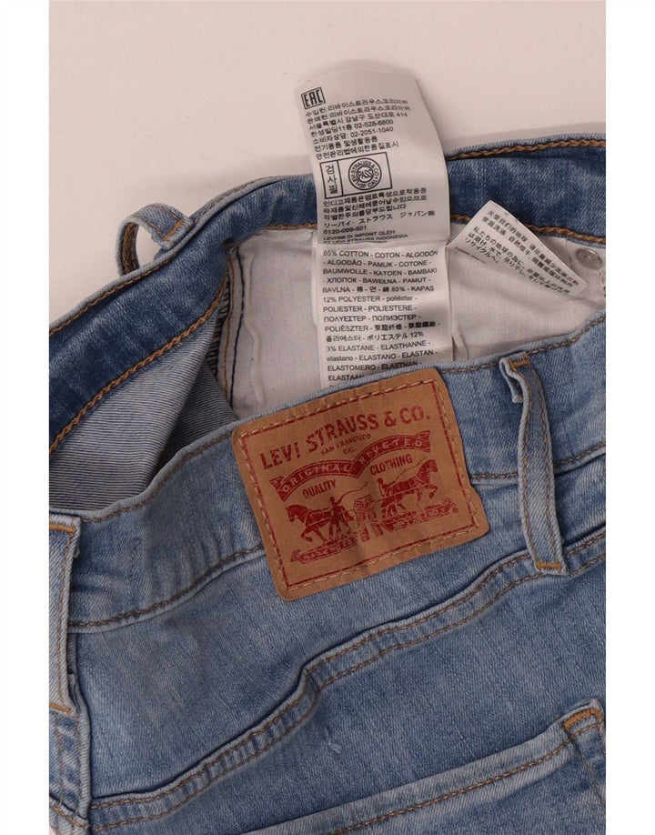 Damskie jeansy skinny Levi's W28 L27 Niebieska bawełna