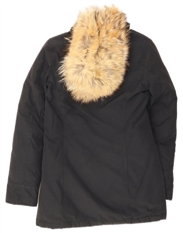 Damska kurtka parka z kapturem Woolrich UK 6 XS granatowa