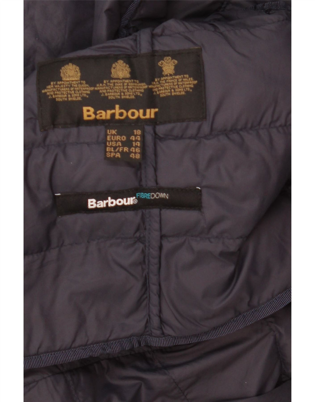 Kurtka damska Barbour Liner Padded Jacket UK 18 XL granatowa