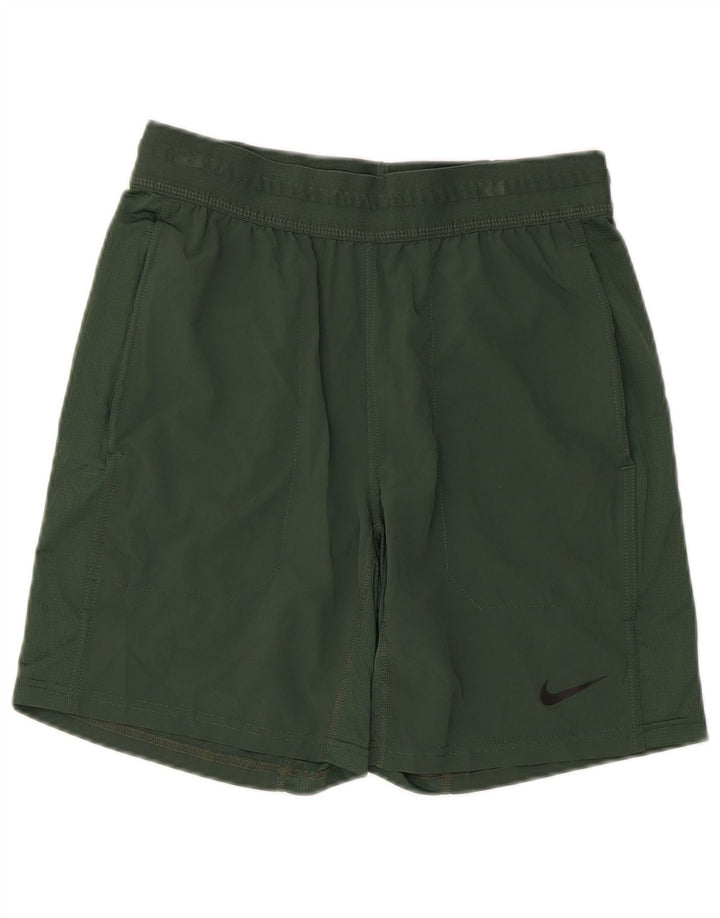 Męskie spodenki sportowe Nike Dri Fit Standard, małe, zielone, z poliestru