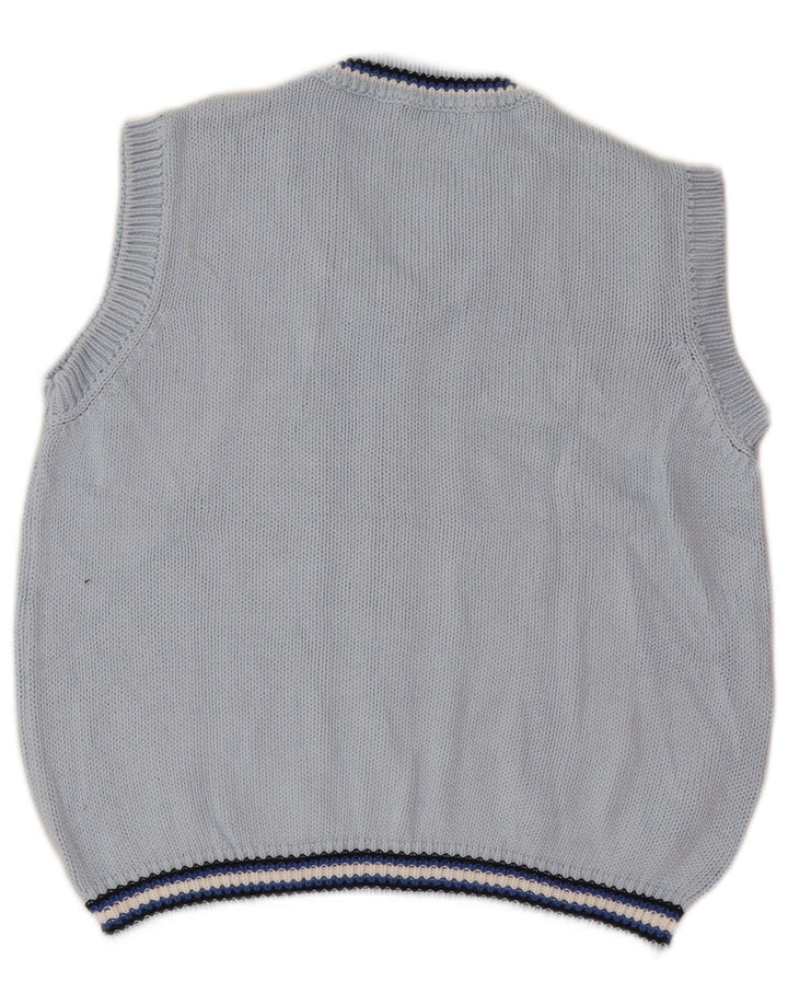Tank top chłopięcy Benetton w kamizelkę 7-8 lat w niebieskie paski