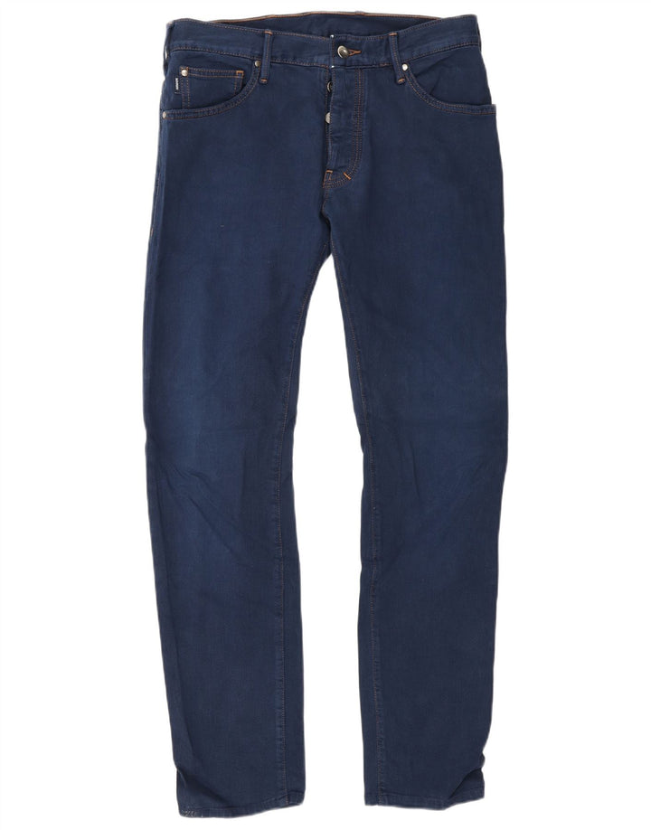 Męskie jeansy Armani Slim W31 L30 Niebieskie bawełniane