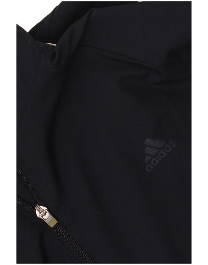 Adidas Męska kurtka dresowa Climalite Top Jacket, duża, granatowa, z blokami kolorów