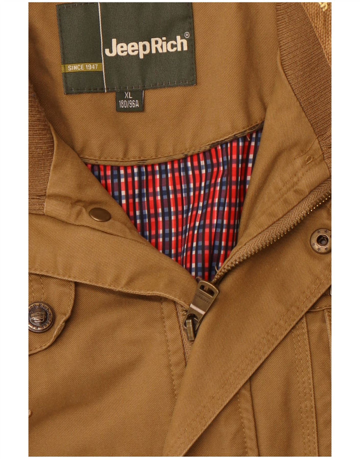 Męska kurtka wojskowa Jeep Rich UK 42 XL brązowa