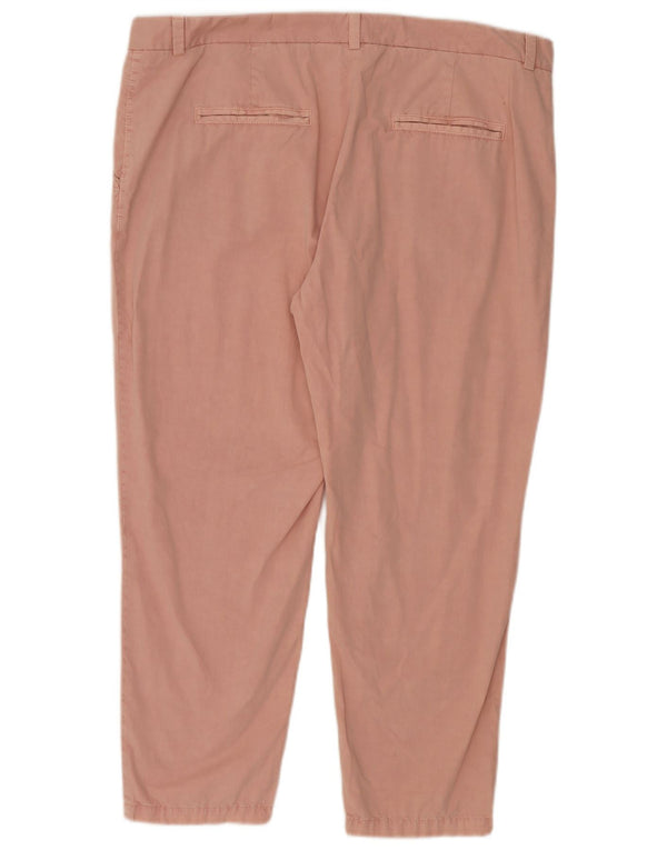 Spodnie Chino Marks & Spencer Damskie UK 20 2XL W40 L26 Różowe Komiksy