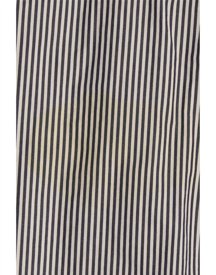 Koszula męska Hollister XL, bawełniana, granatowa w prążki