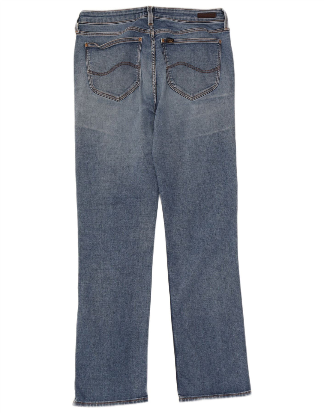 Damskie jeansy Lee Marion Straight W31 L31 Niebieskie bawełniane