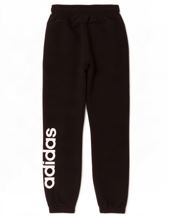 Adidas Chłopięce Graficzne Spodnie Dresowe Joggery 11-12 Lat Czarna Bawełna