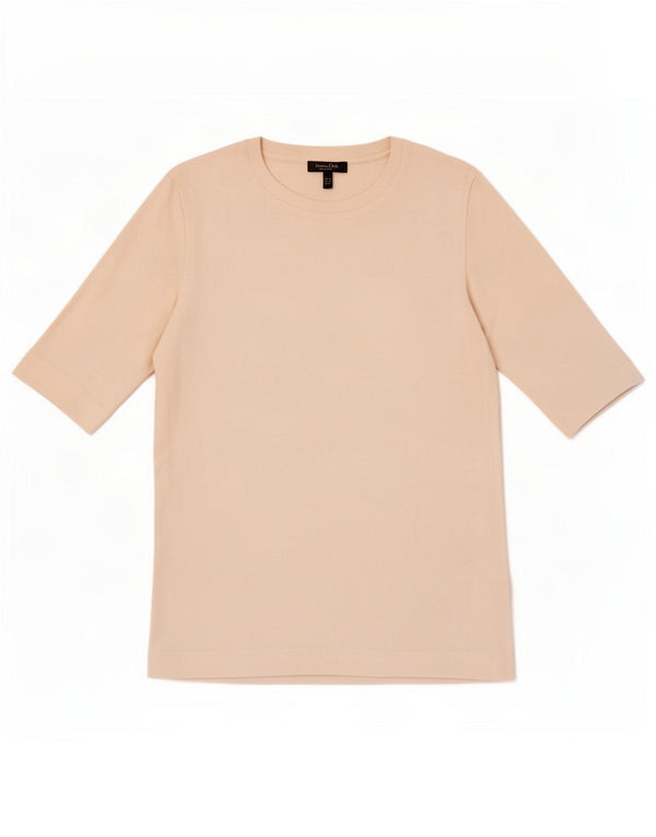 T-shirt damski Massimo Dutti Top UK 6 XS Off White Cotton