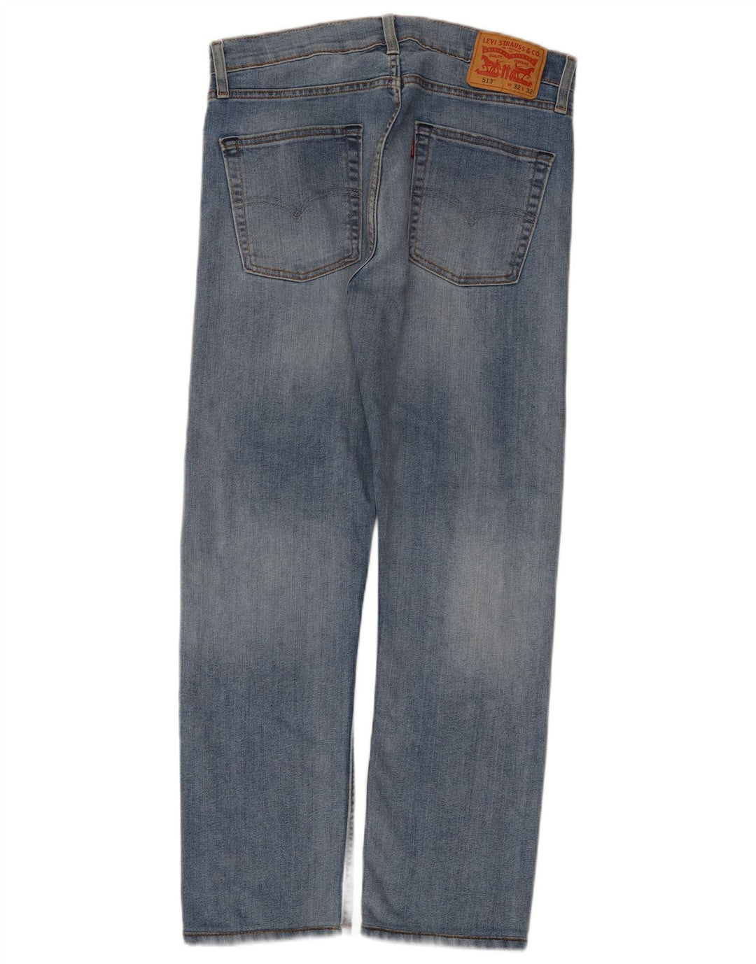 Męskie jeansy Levi's 513 Straight W32 L28 Niebieskie bawełniane