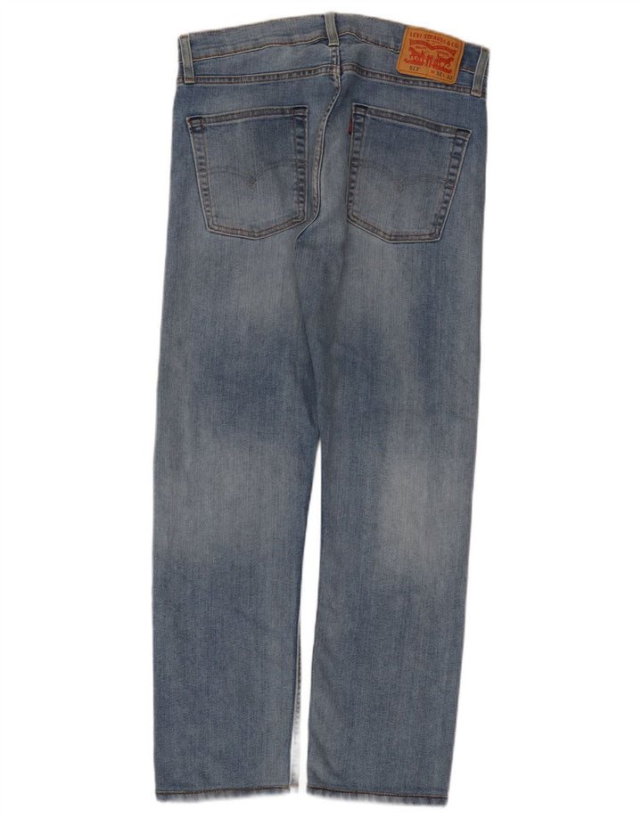 Męskie jeansy Levi's 513 Straight W32 L28 Niebieskie bawełniane