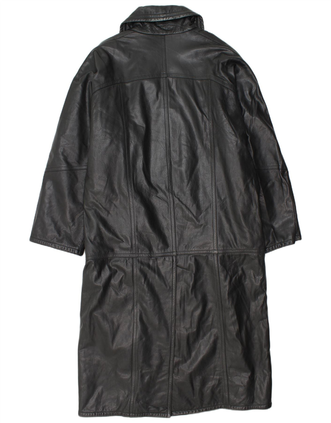 Męski płaszcz skórzany Vittorio Forti IT 48 Średni czarny