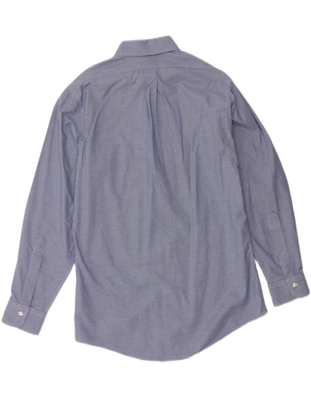 BROOKS BROTHERS Męska koszula slim fit w rozmiarze 15 1/2 Średnio niebieska pepitka
