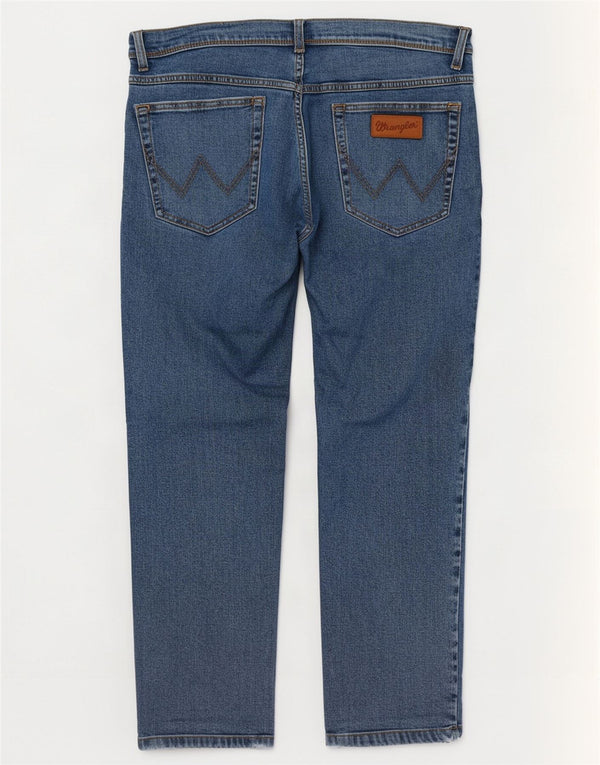 Męskie jeansy Wrangler Texas Straight W34 L30 Niebieskie, bawełniane
