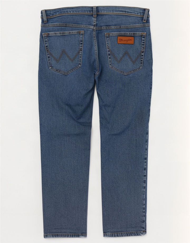 Męskie jeansy Wrangler Texas Straight W34 L30 Niebieskie, bawełniane
