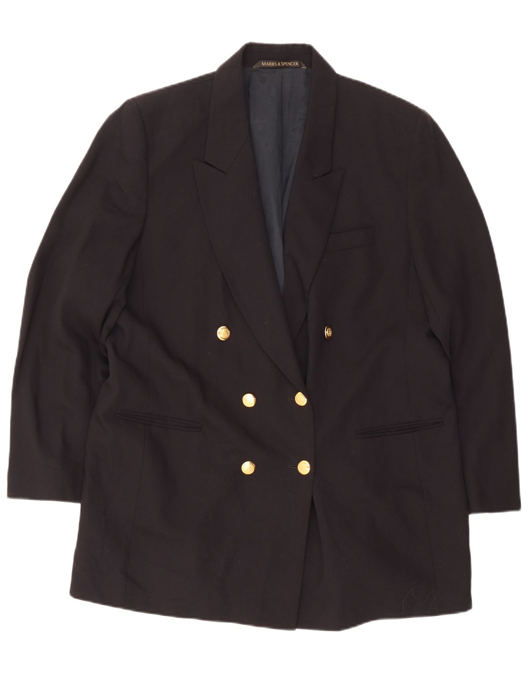 Marks & Spencer Damska kurtka marynarska St. Michael UK 20 2XL granatowa