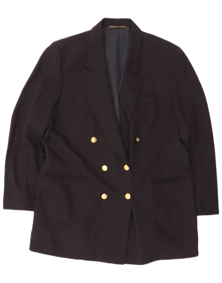 Marks & Spencer Damska kurtka marynarska St. Michael UK 20 2XL granatowa