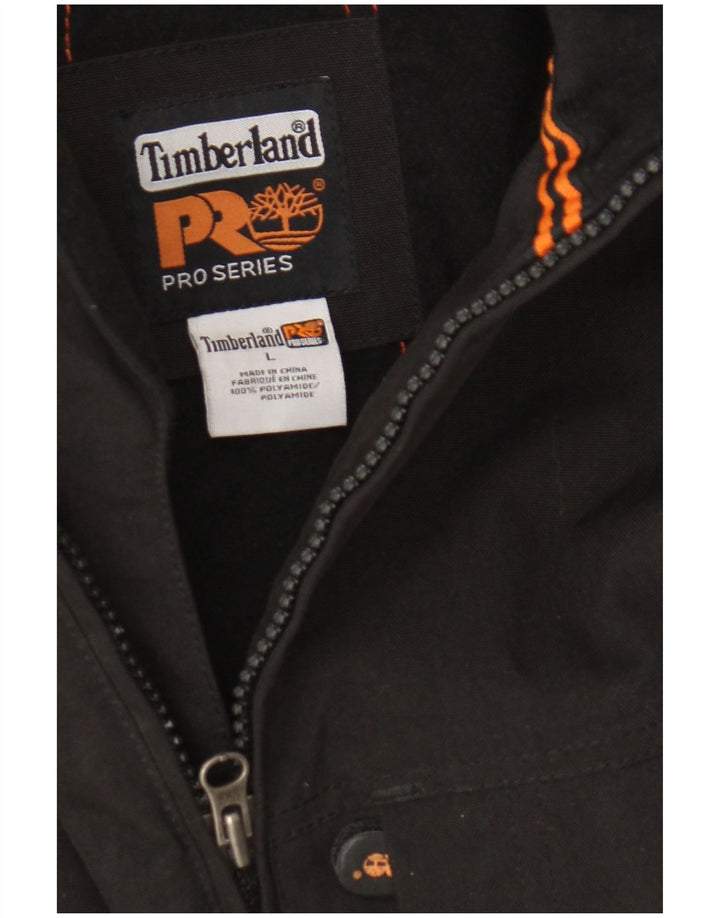 Męska kurtka wiatrówka Timberland UK 40, duża, czarna, poliamid