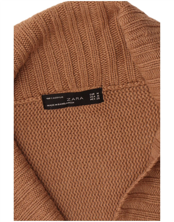Sweter damski Zara UK 14, średni brąz