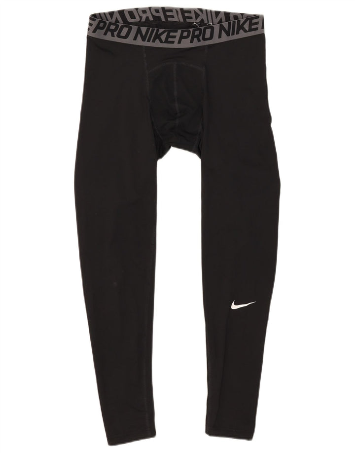 Męskie legginsy Nike Dri Fit Graphic, duże, czarne