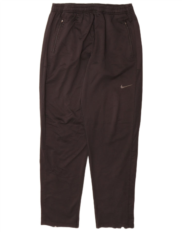 Męskie spodnie dresowe Nike Dri Fit, duże, czarne, poliestrowe