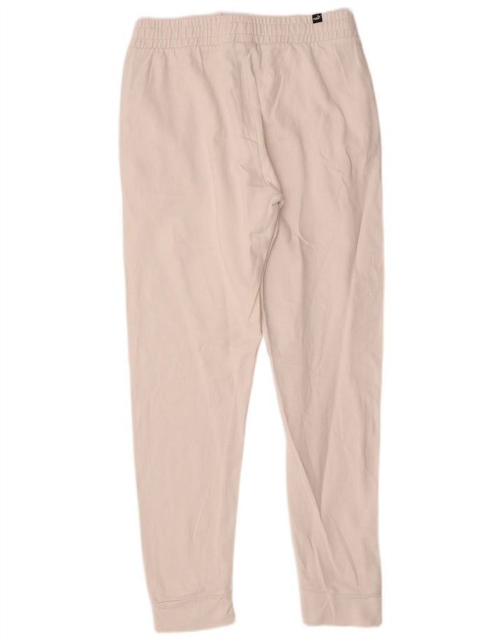 Damskie spodnie dresowe Puma Joggers UK 14 Średnia biała bawełna