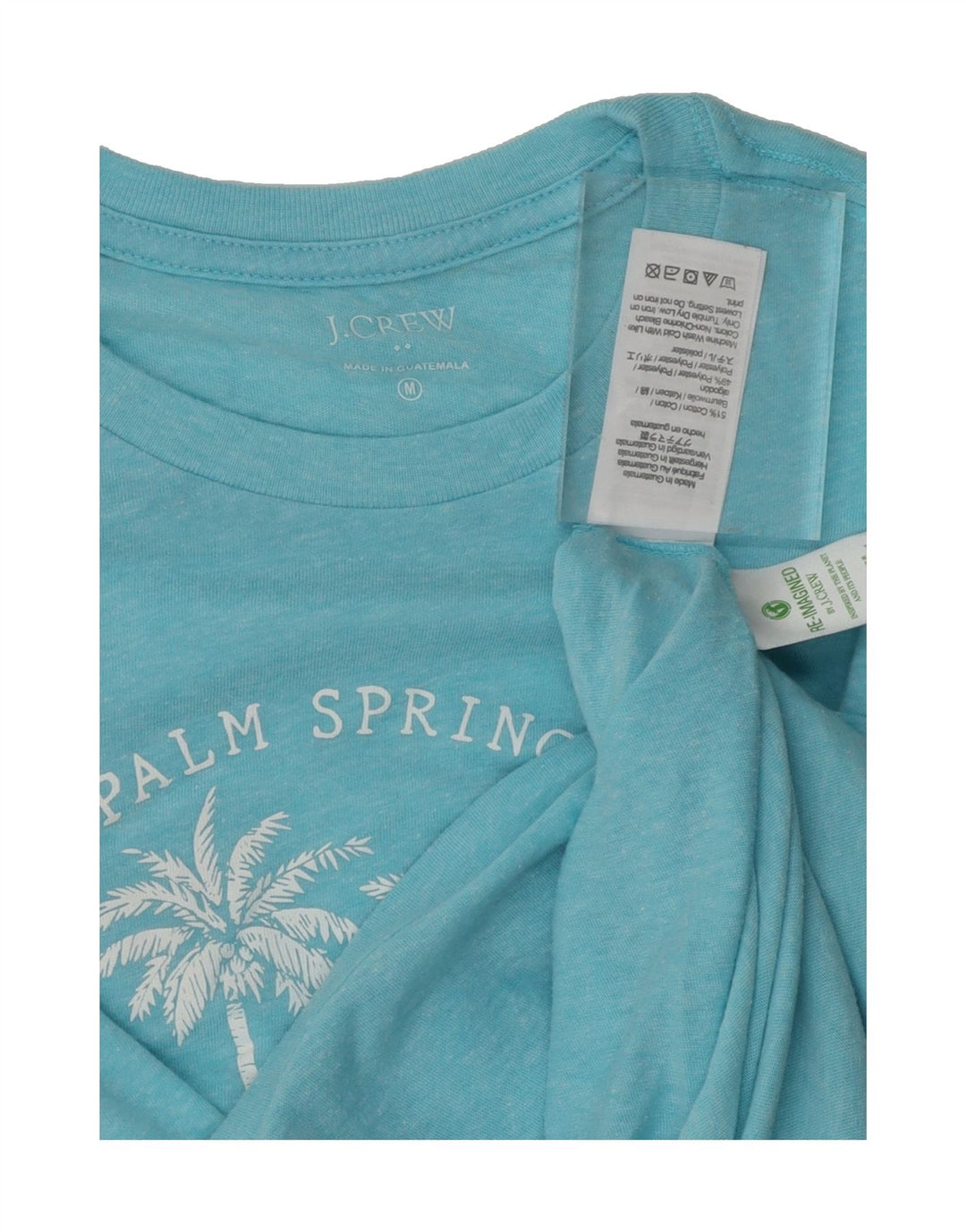 J. CREW Mens Graphic T-Shirt Top Medium Blue Cotton Vintage J. Crew and Second-Hand J. Crew from Messina Hembry 