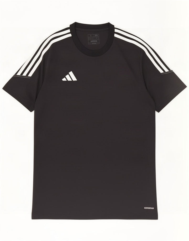 Męska koszulka Adidas Aeroready Top, mała, czarna, z poliestru