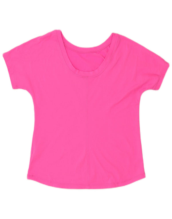 Damska koszulka Puma Crop Graphic Top UK 10 Small Pink Polyester
