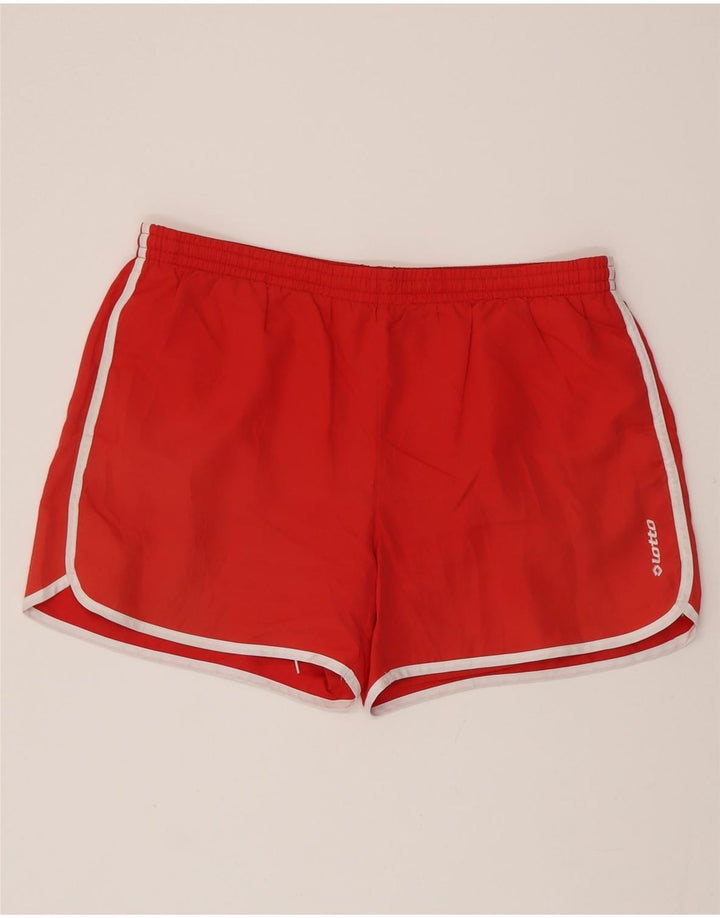 Damskie spodenki kąpielowe LOTTO UK 18 XL, czerwone, poliestrowe