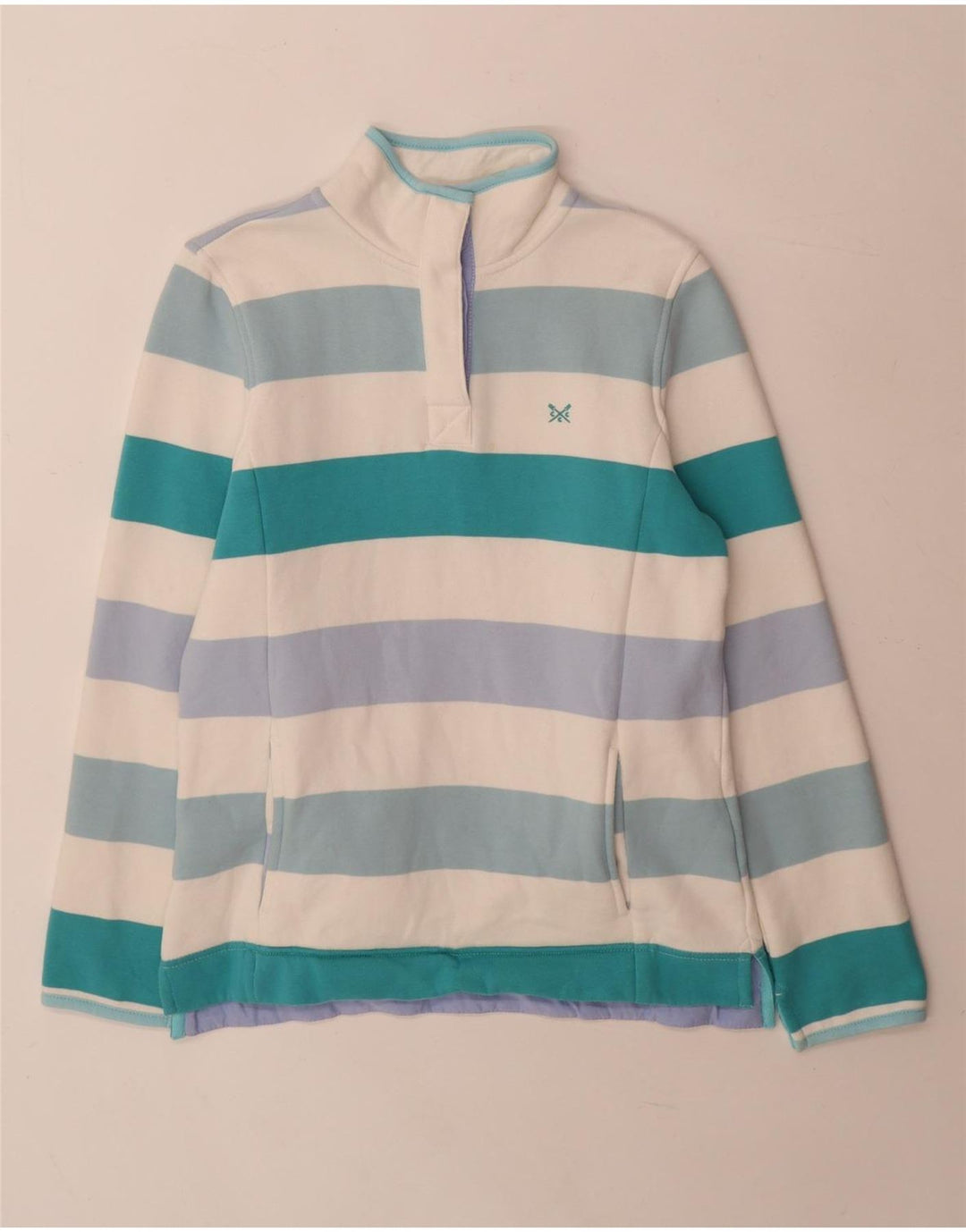 Damska bluza Crew Clothing Sweter UK 8, małe, wielokolorowe paski