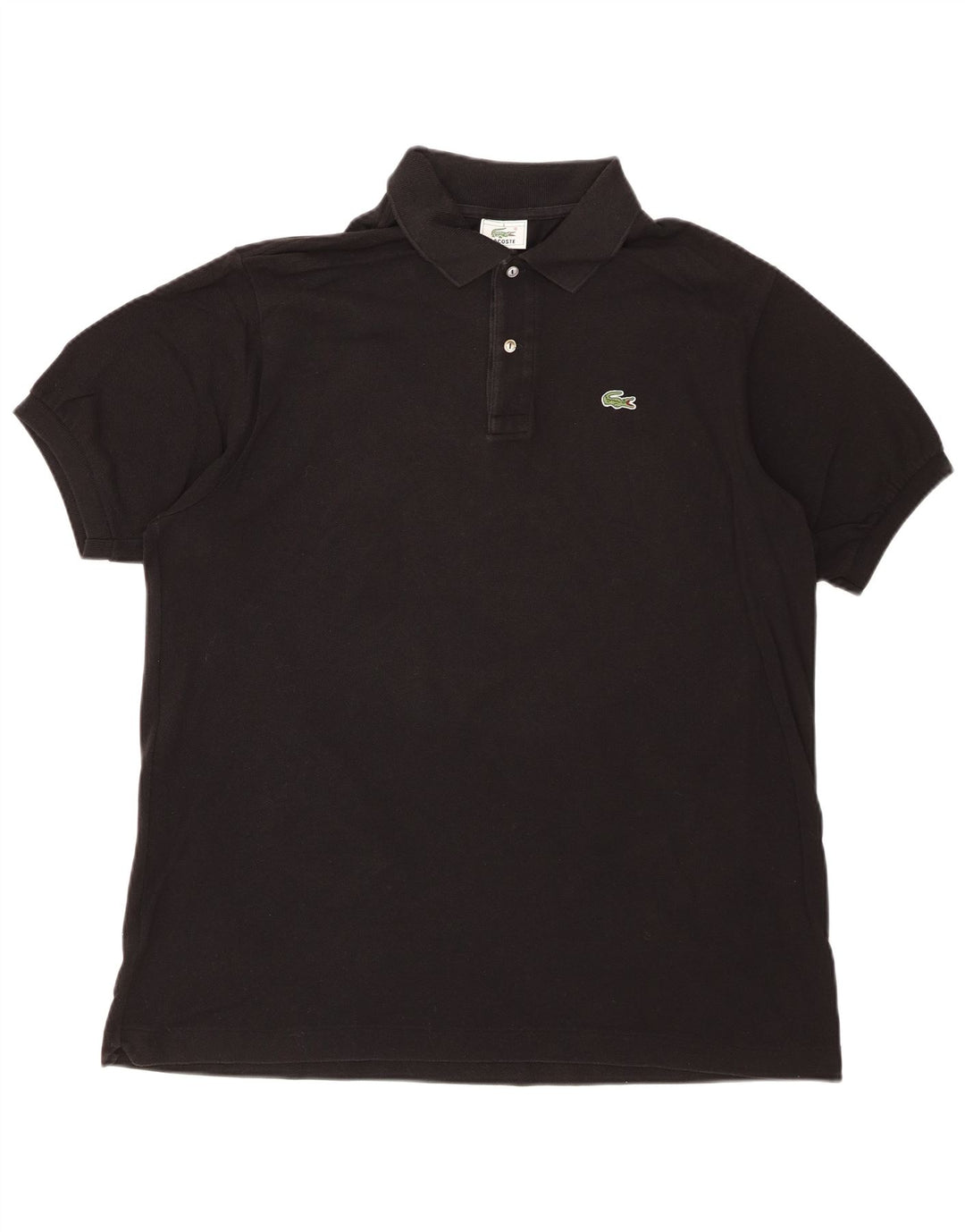 Męska koszulka polo LACOSTE, rozmiar 6 XL, czarna, bawełniana