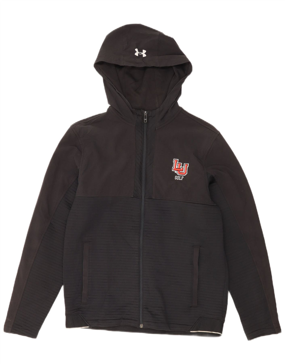 Męski sweter z kapturem i zamkiem Under Armour, średni czarny