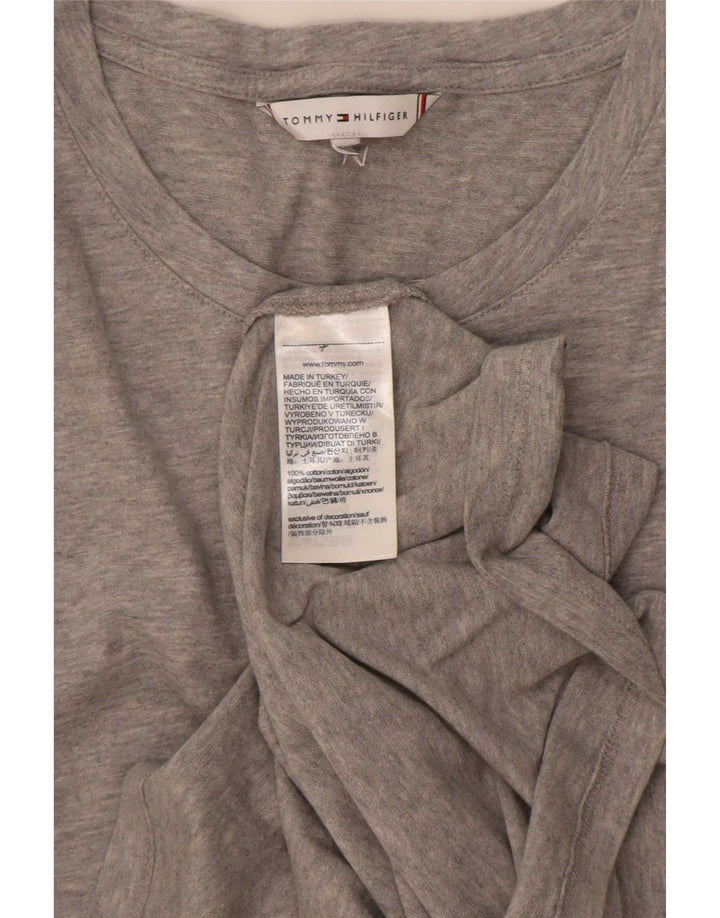 T-shirt męski Tommy Hilfiger Top średnioszary, bawełniany