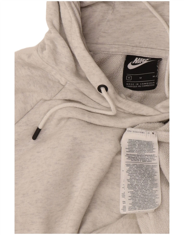 Damski sweter z kapturem Nike UK 14, średnioszary, bawełniany
